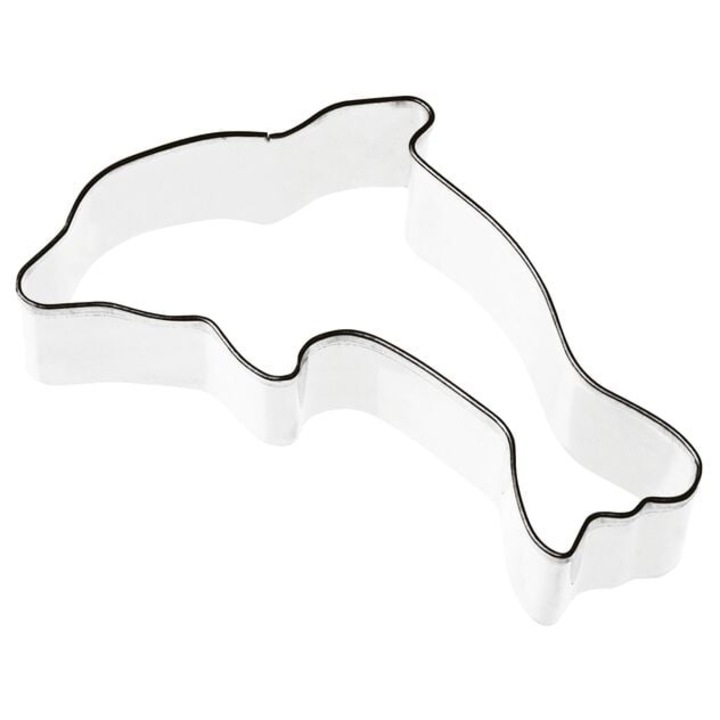 Forma inox pentru taiat aluat model Delfin