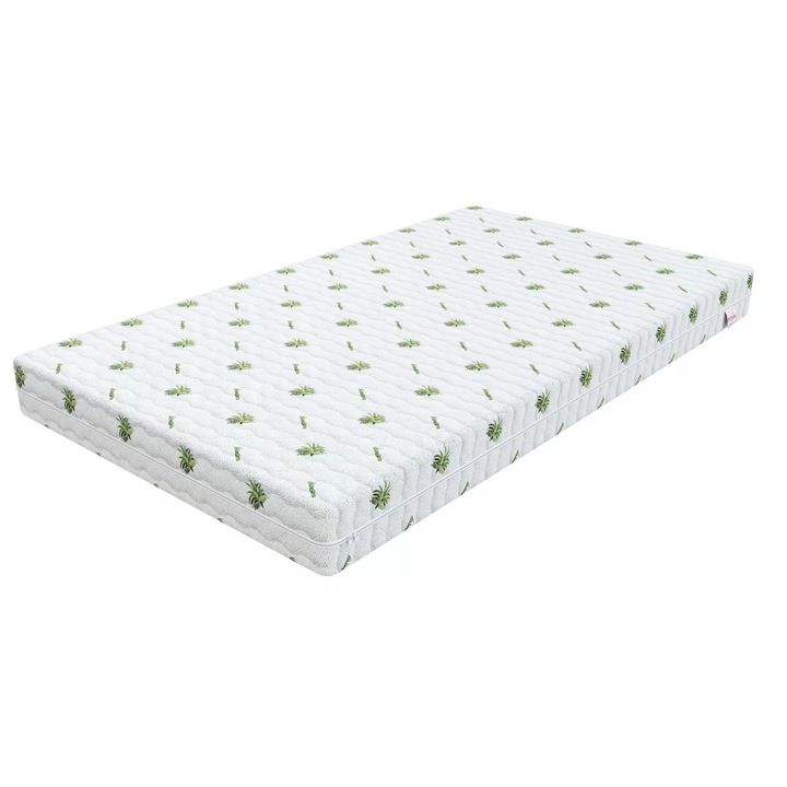 Nagy rugalmasságú HR habból készült matrac, Gyermekeknek, Kókusz, Mucca Modell, 80x160