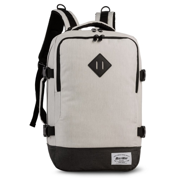 Rucsac Calatorie, Bestway, Cabin PRO Small, F40290-R, Gri alb