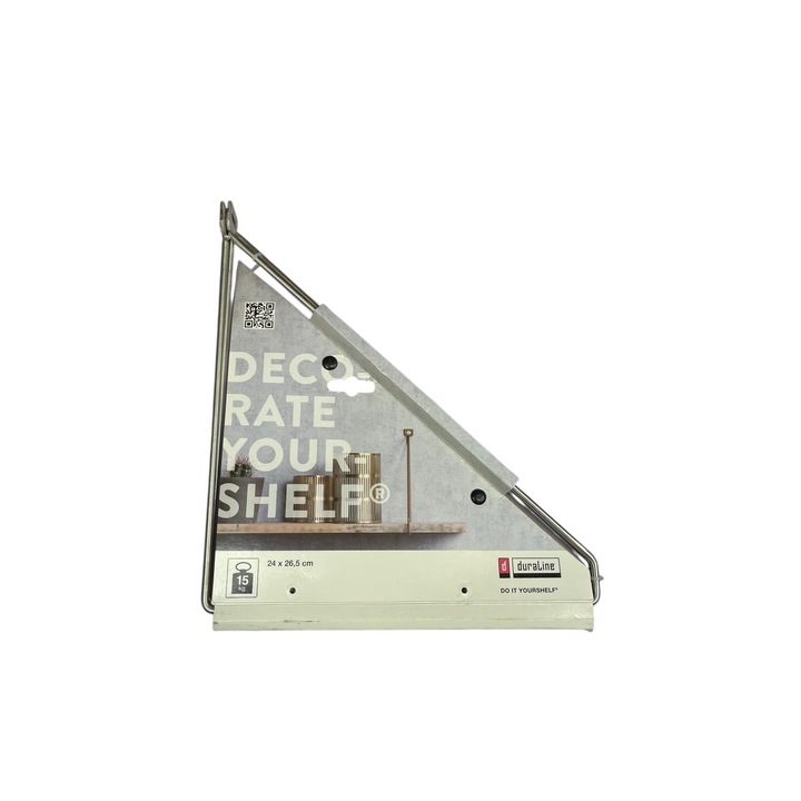 Suport raft Duraline, culoare gri, 24x26, 5cm