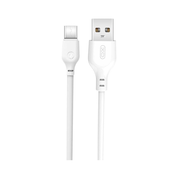 Cablu de Date si Incarcare Rapida XO NB103 TipC-USB Alb, 1m, 2.1A