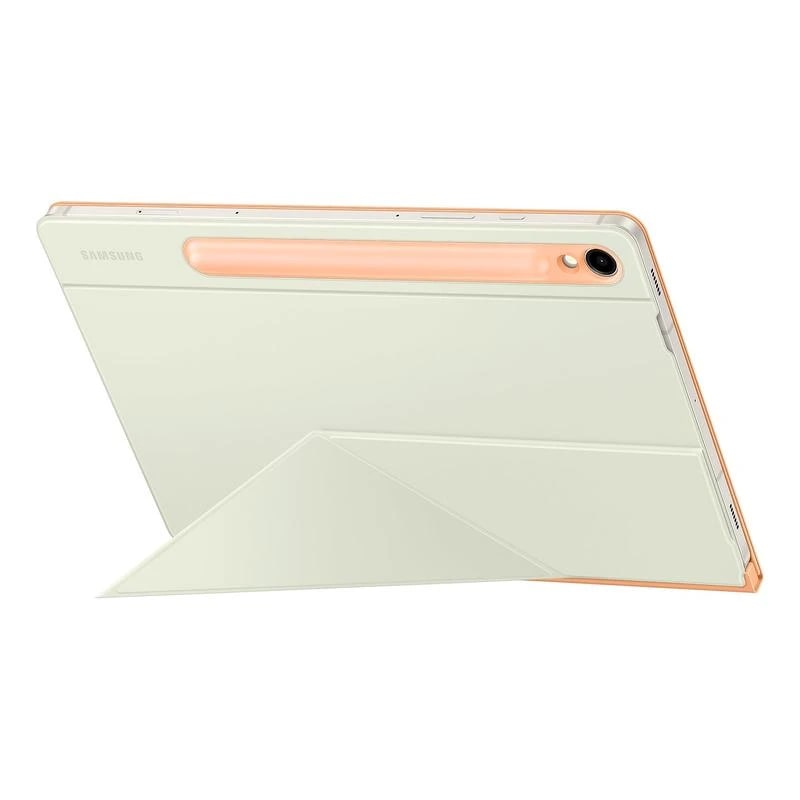 Husa Smart Book Cover compatibila cu Samsung Galaxy Tab S9 / S9 FE 11 inch Orange