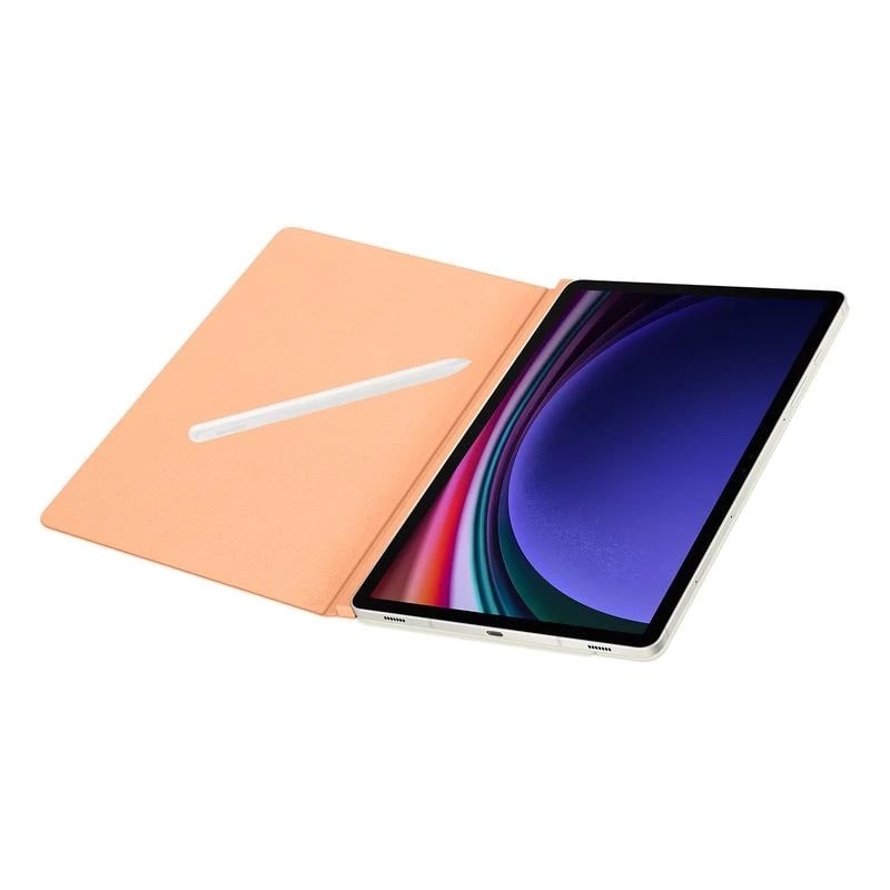 Husa Smart Book Cover compatibila cu Samsung Galaxy Tab S9 / S9 FE 11 inch Orange