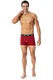 U.S. Polo Assn., Set de boxeri cu banda logo in talie - 3 Perechi, Rosu vermillion, Gri deschis melange, Bleumarin, S