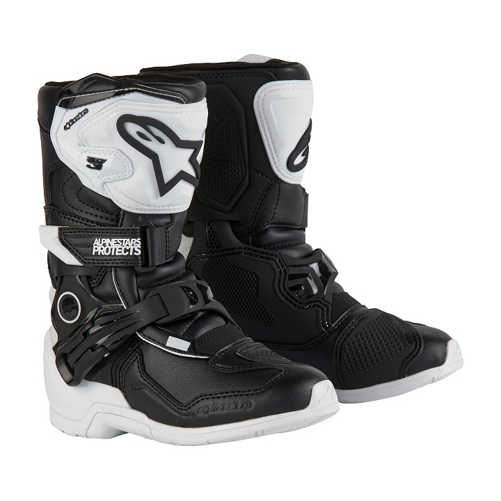 Cizme motocross pentru copii ALPINESTARS Tech 3S KIDS WHT/BLK, 28