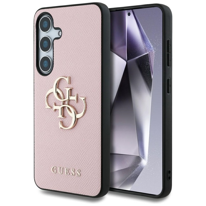 Премиум калъф за Samsung Galaxy S25+ Guess Elegance Series - Розов