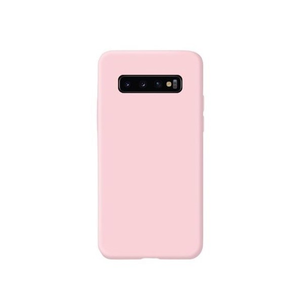 Husa protectie compatibila cu Samsung Galaxy S10 Liquid Silicone Case Roz