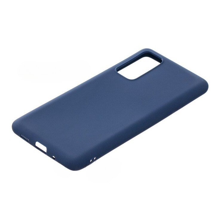 Husa protectie compatibila cu Samsung Galaxy S21 Ultra Liquid Silicone Case Albastru