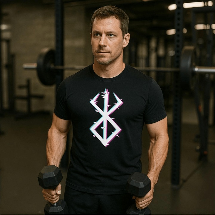 Спортна тениска за мъже, модел Berserker, размер L, Compressive Muscle FIT