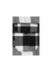 Camasa barbati, Yato, flanel, doua buzunare, alb si negru, bumbac 100%