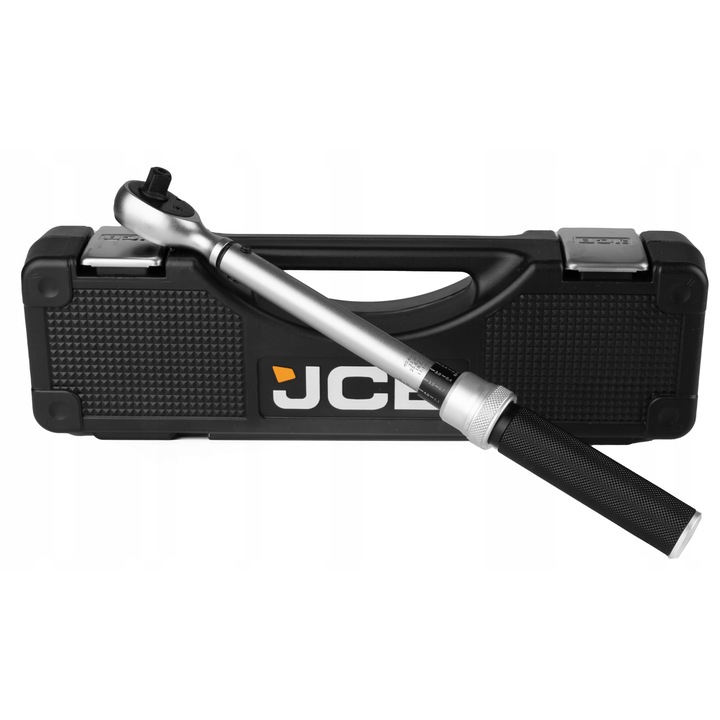 Nyomatékkulcs 1/2", JCB, 20-120 Nm zárral, 443 mm, ezüst/fekete