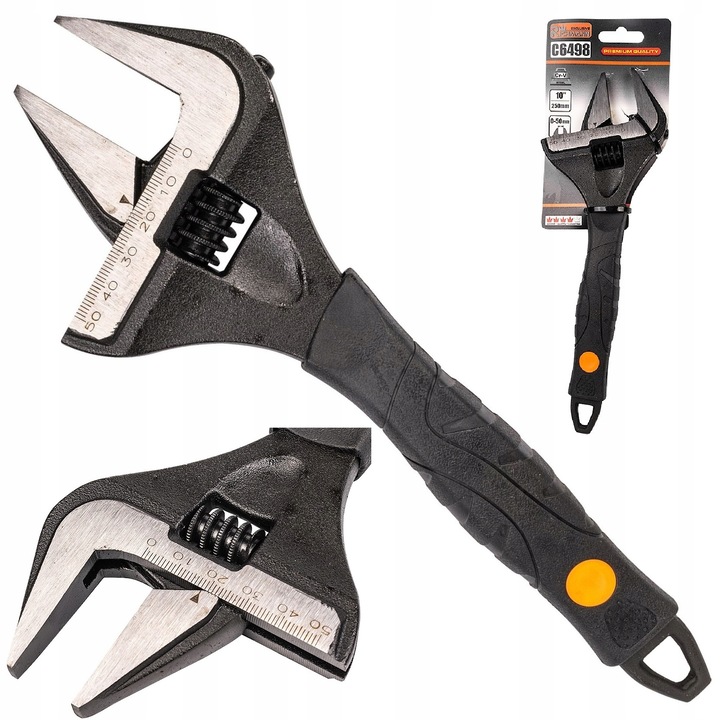 Cheie reglabila RICHMANN 300 mm 0-59 mm, otel CR-V, maner Cauciuc