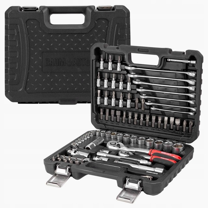 Set 82 scule, BaumAuto, otel, 4-22mm