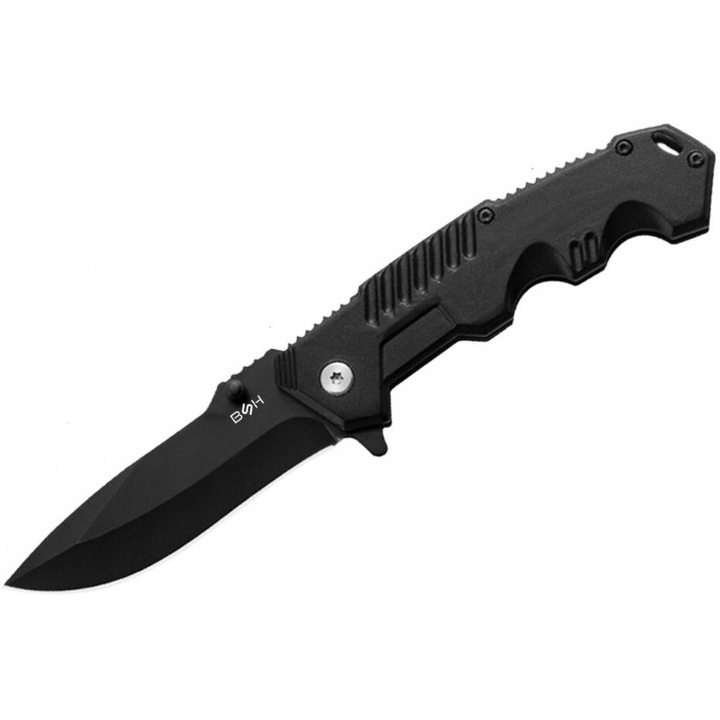 Cutit pliabil, BSH Adventure, Otel inoxidabil, 200 mm, Negru