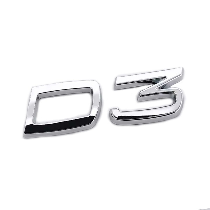 Emblema D3 spate portbagaj Volvo