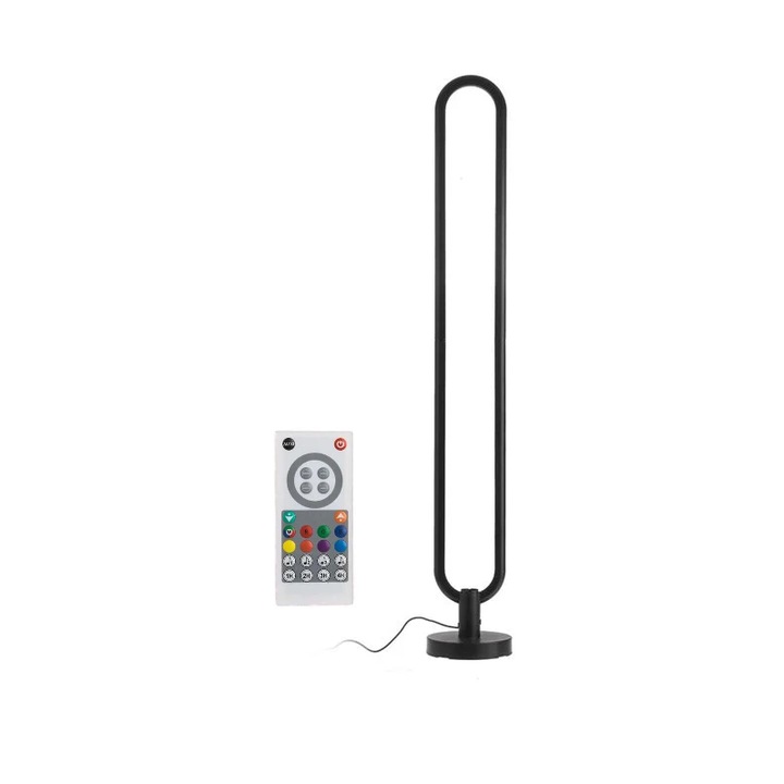 Lampa Loop LED RGBW cu Baza Muzica si Control 13x104.5 cm