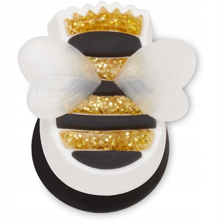 Accesoriu incaltaminte Crocs Jibbitz, Glitter Queen Bee, Multicolor
