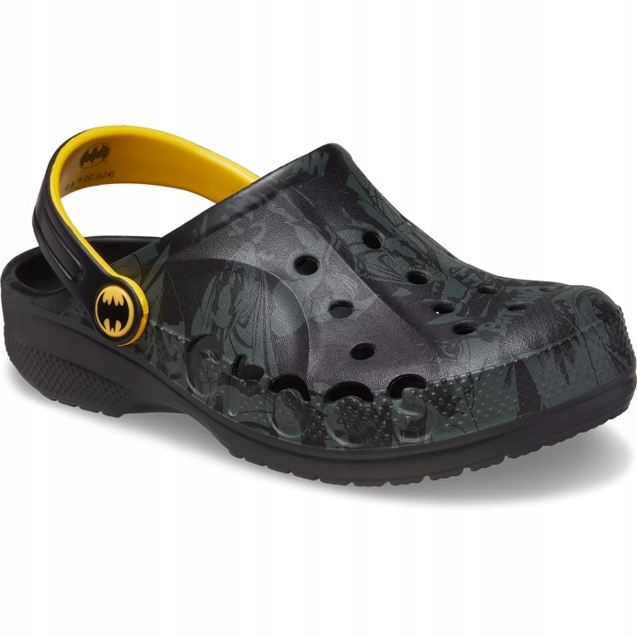Детски чехли Crocs, Baya Kids Batman Clog, черно, Черен