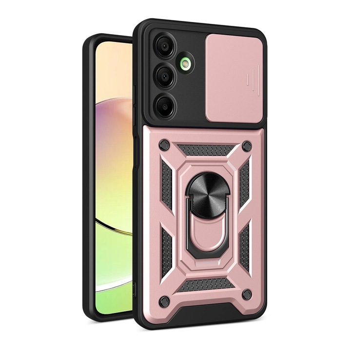 Hybrid Armor CamShield tok kompatibilis a Samsung Galaxy A16 4G / A16 5G Pink telefonnal