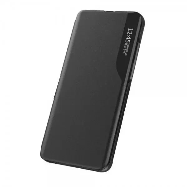 Husa Eco Leather View compatibila cu Samsung Galaxy S24 FE Black