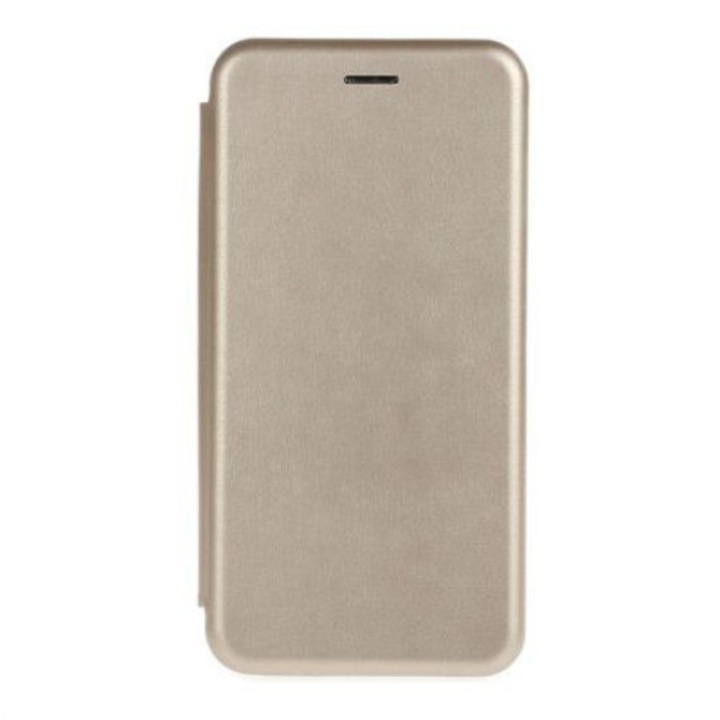 Husa de protectie toolsy compatibila cu Samsung Galaxy S7 Magnet Book Case Auriu