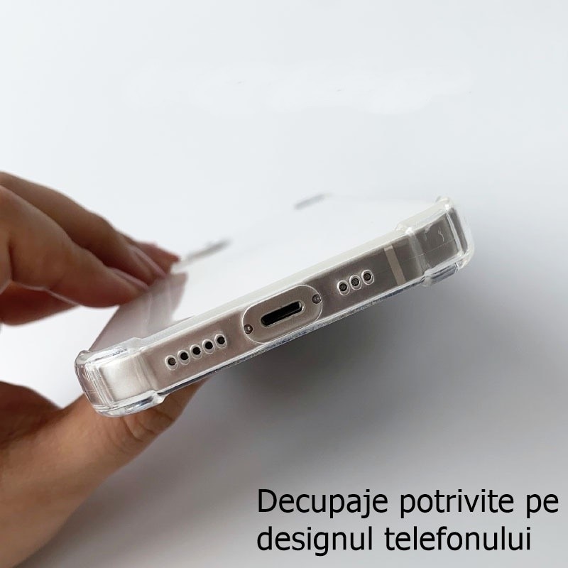 Husa Pentru iPhone 15 Anti-Shock, Ultra Slim, Clear, BzStore