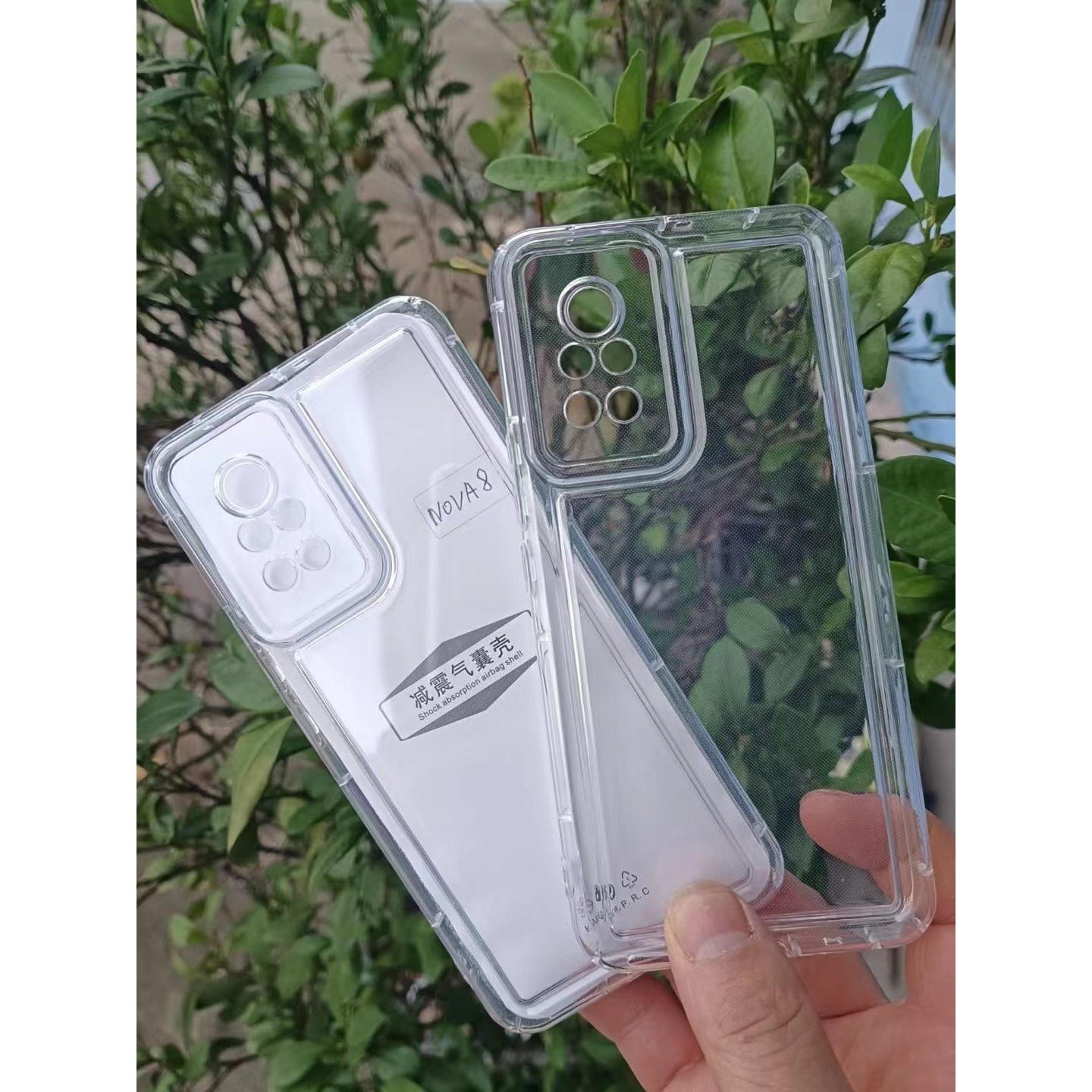 Husa de protectie Flippy, Airbag Shock Absorption, TPU, pentru Apple iPhone 13 Mini, Transparent