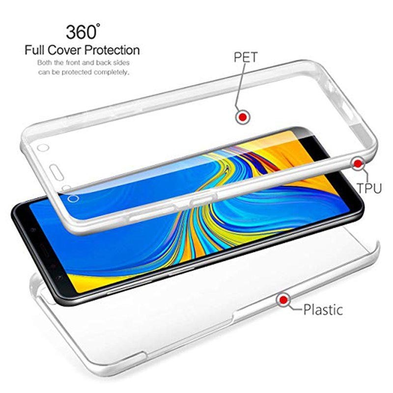 Husa de protectie Flippy 360 grade, PC, TPU si Folie policarbonat, pentru Samsung Galaxy A23 5G, Transparent