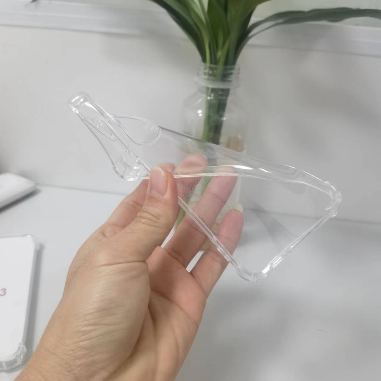 Husa de Protectie, Flippy, Compatibila cu Samsung Galaxy A55 5G, TPU Antisoc, Protectie Colturi, 1.5 mm Transparent