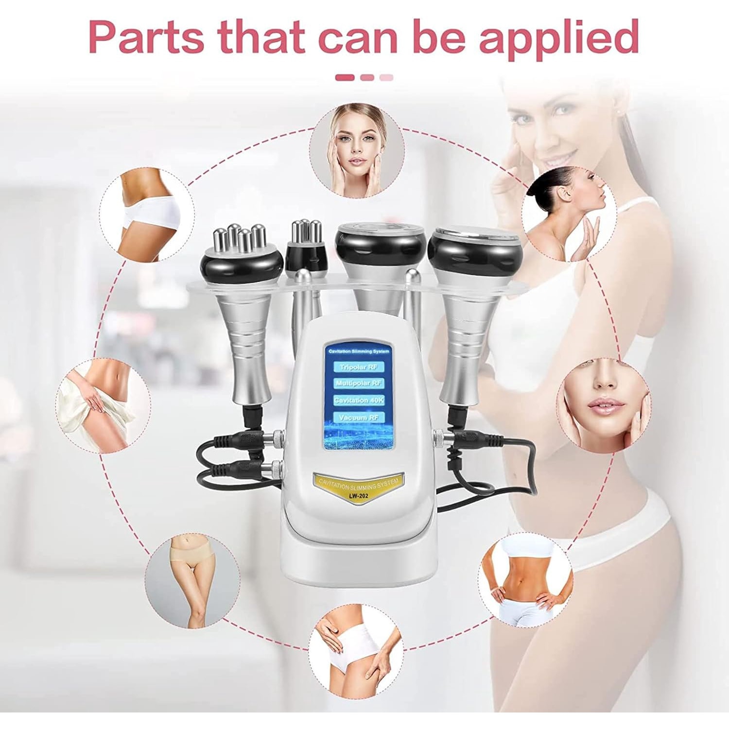 Aparat cosmetic de slabire profesional 4 in 1, cavitatie 40KHz