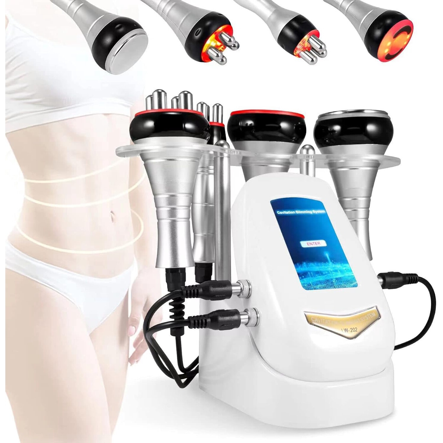 Aparat cosmetic de slabire profesional 4 in 1, cavitatie 40KHz