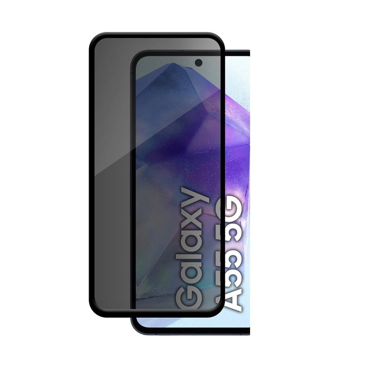 WOZINSKY Privacy стъклено фолио, съвместимо със Samsung Galaxy S25 Ultra Black