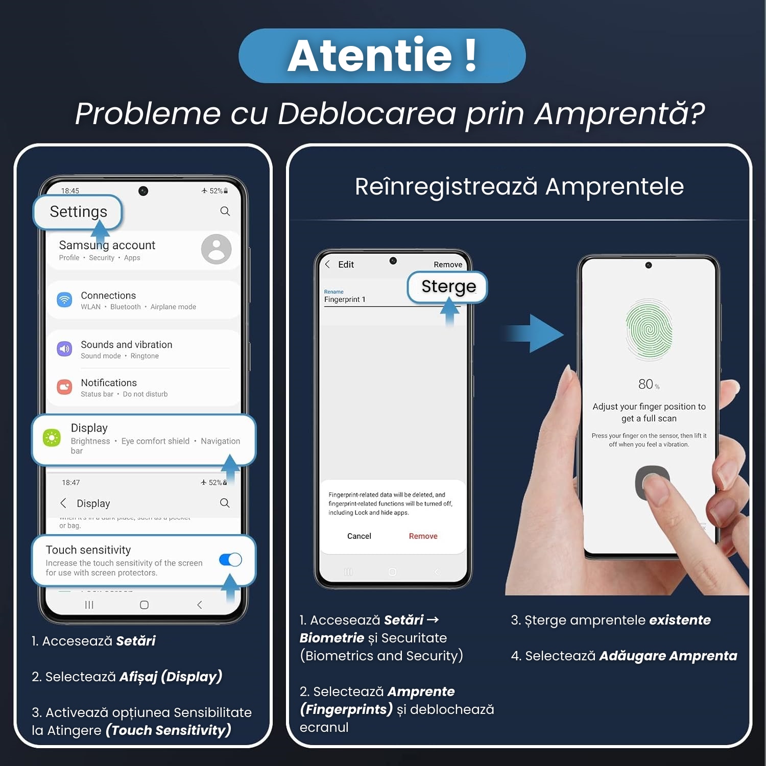 Set 2 Folii Transparent Glass, Amprenta Functionala, Sticla Securizata, Compatibil cu Samsung S24 Ultra, Ez Fit instalare usoara cu EASYAPP pentru indepartarea prafului, SLSpeed, Anti-zgarieturi, Anti-amprenta, anti-explozie, Anti-soc