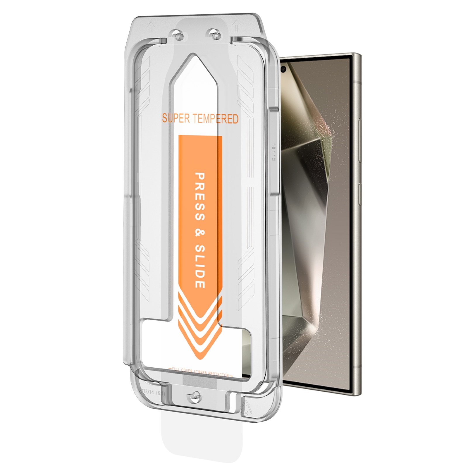 Set 2 Folii Transparent Glass, Amprenta Functionala, Sticla Securizata, Compatibil cu Samsung S24 Ultra, Ez Fit instalare usoara cu EASYAPP pentru indepartarea prafului, SLSpeed, Anti-zgarieturi, Anti-amprenta, anti-explozie, Anti-soc