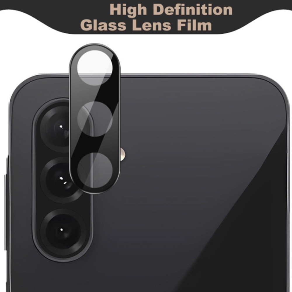 Folie Camera pentru Samsung Galaxy A26 5G - Techsuit Full Camera Glass - Black