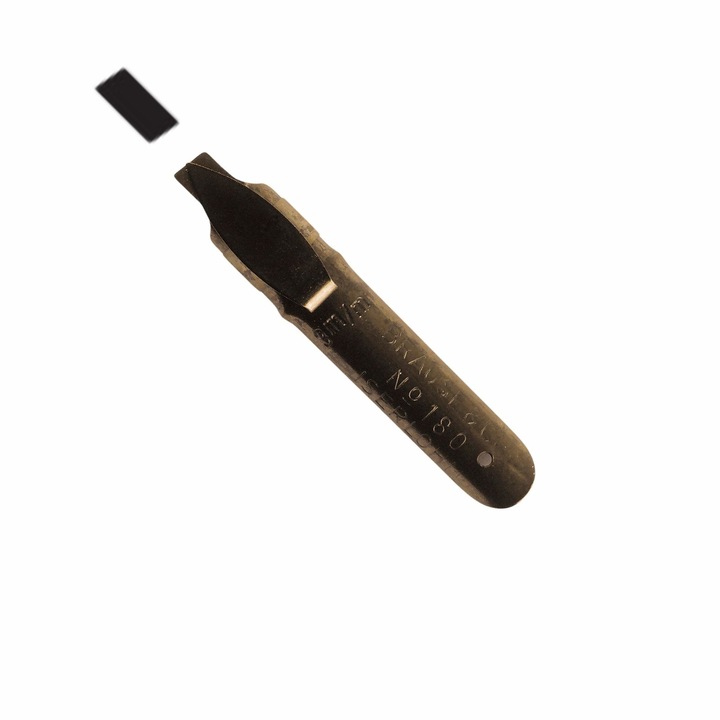 Brause latin és gótikus kalligráfia hegy, Bandzug modell, 3 mm, beépített tartály