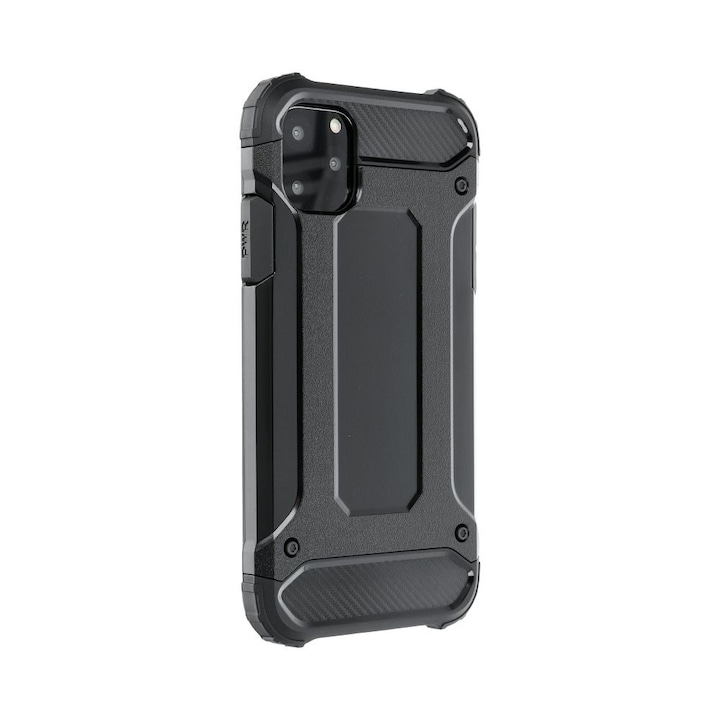 Xiaomi Redmi 14C / Redmi A4 / Poco C75 kompatibilis hátlap tok, telefon tok, ütésálló, fekete, Armor