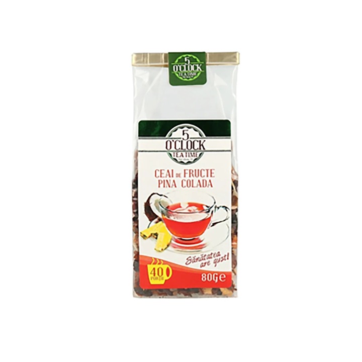 Pigna Colada koktél ízű tea, ananász és kókusz, 80 g, 5 órás tea