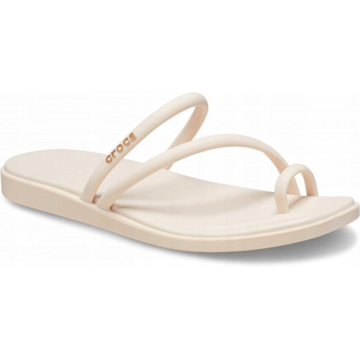 Saboti Femei, Crocs, Miami Toe Loop 209862 Sandal, Bej, 42-43 EU