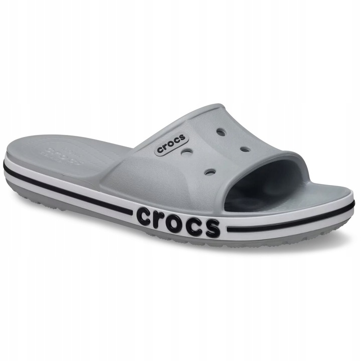 Мъжки чехли, Crocs, Bayaband 205392 Slide, сиво, Сив