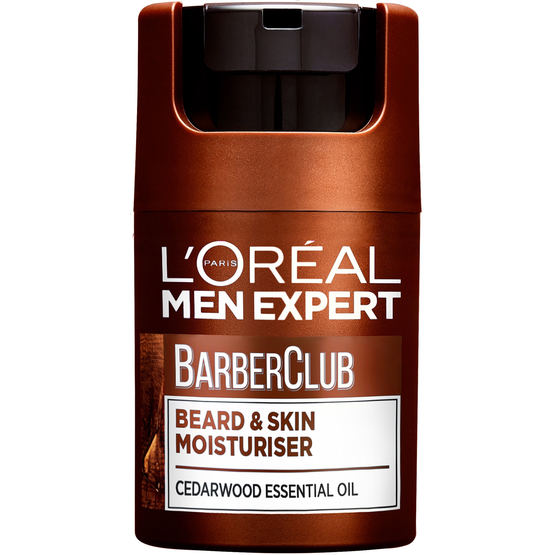 Crema hidratanta si calmanta L'Oreal Paris Men Expert Barber Club pentru barba si tenul barbatilor, potrivita pentru tenul sensibil, 50 ml