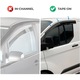 Paravanturi Citroen Spacetourer 2016 - 2024 Bus Auto Fata Set De 2 Negru Flexibil Rezistent La UV Instalare Usoara Stil Sportiv Potrivire Externa