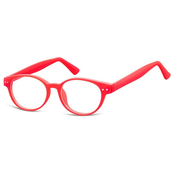 Ochelari de vedere pentru copii, Sunoptic, model PK14C, rosu, 12.2x4.1cm