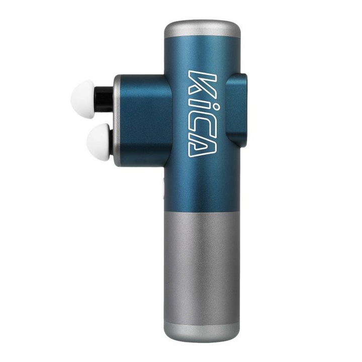 KiCA 3 masszázspisztoly készlet, 11 db-os, Kék FY3163