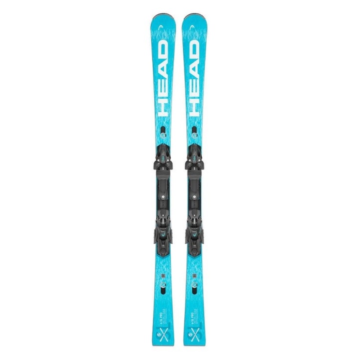 Ски HEAD WC e-SL PRO, 155 см, черно-сини, с връзки Freeflex ST 16