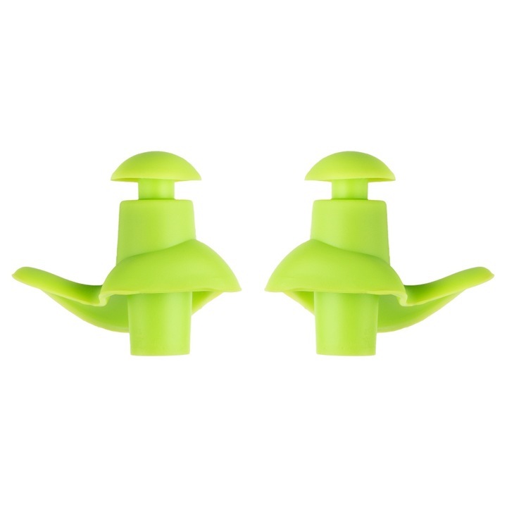 Комплект от 2 тапи за уши, Aqua-Sport Ozy Green, лайм зелено, стандартен