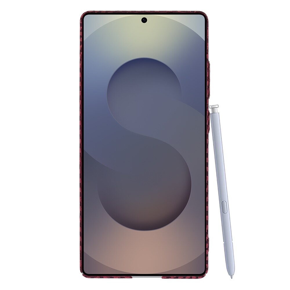 Husa pentru Samsung Galaxy S25 Ultra - Techsuit Carbonite FiberShell - Red