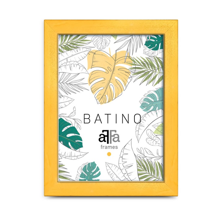 Rama foto, rama tablou 10x15 cm, rama pentru postere, afise sau obiecte decorative Batino aFFa, galben