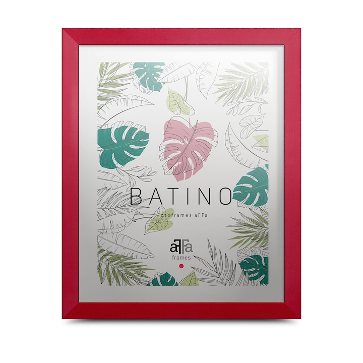 Batino aFFa képkeret 40x50 cm, piros, 1 mm plexi