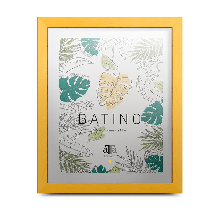 Batino aFFa képkeret 40x50 cm, sárga, 1 mm